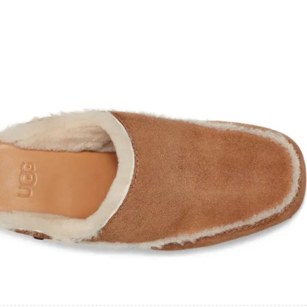 POPULAR UGG Aubriana Wooden Clog Chestnut Brown - Picture 3 of 12